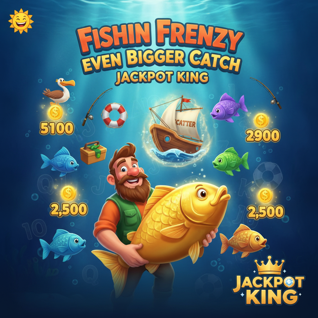 Fishin' Frenzy Even Bigger Catch Jackpot King